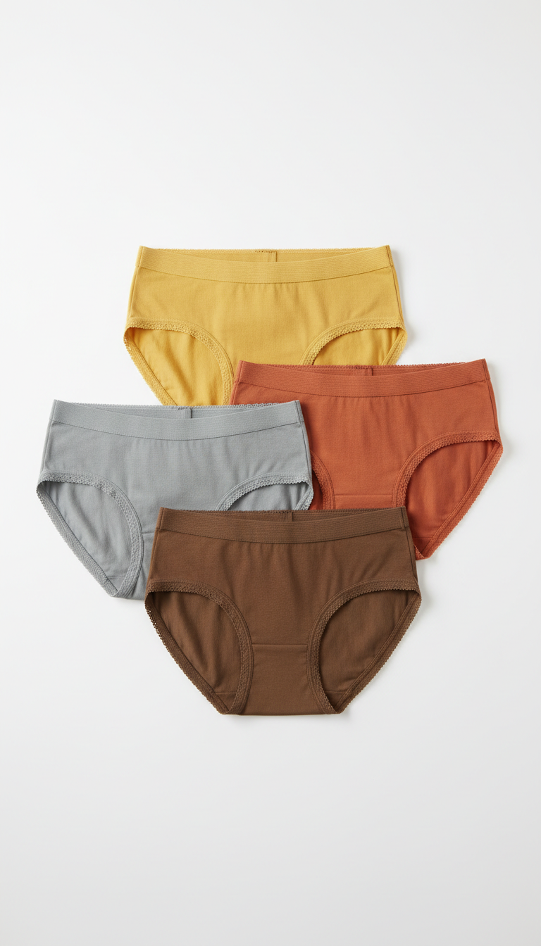 Lace-Trim Brazilian Panty